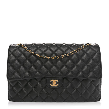 Chanel Caviar Quilted XXL Travel Flap Bag Black 1 of 11