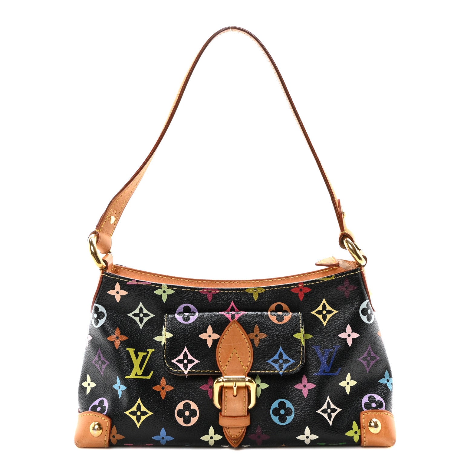 Louis Vuitton Monogram Multicolor Eliza Black 1 of 9