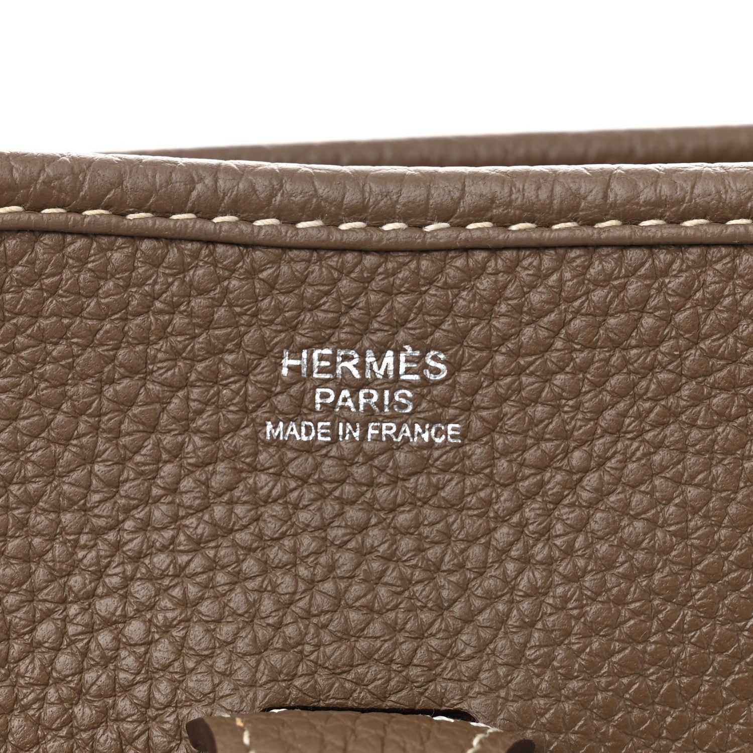 Hermes Taurillon Clemence Evelyne III PM Etoupe 6 of 11