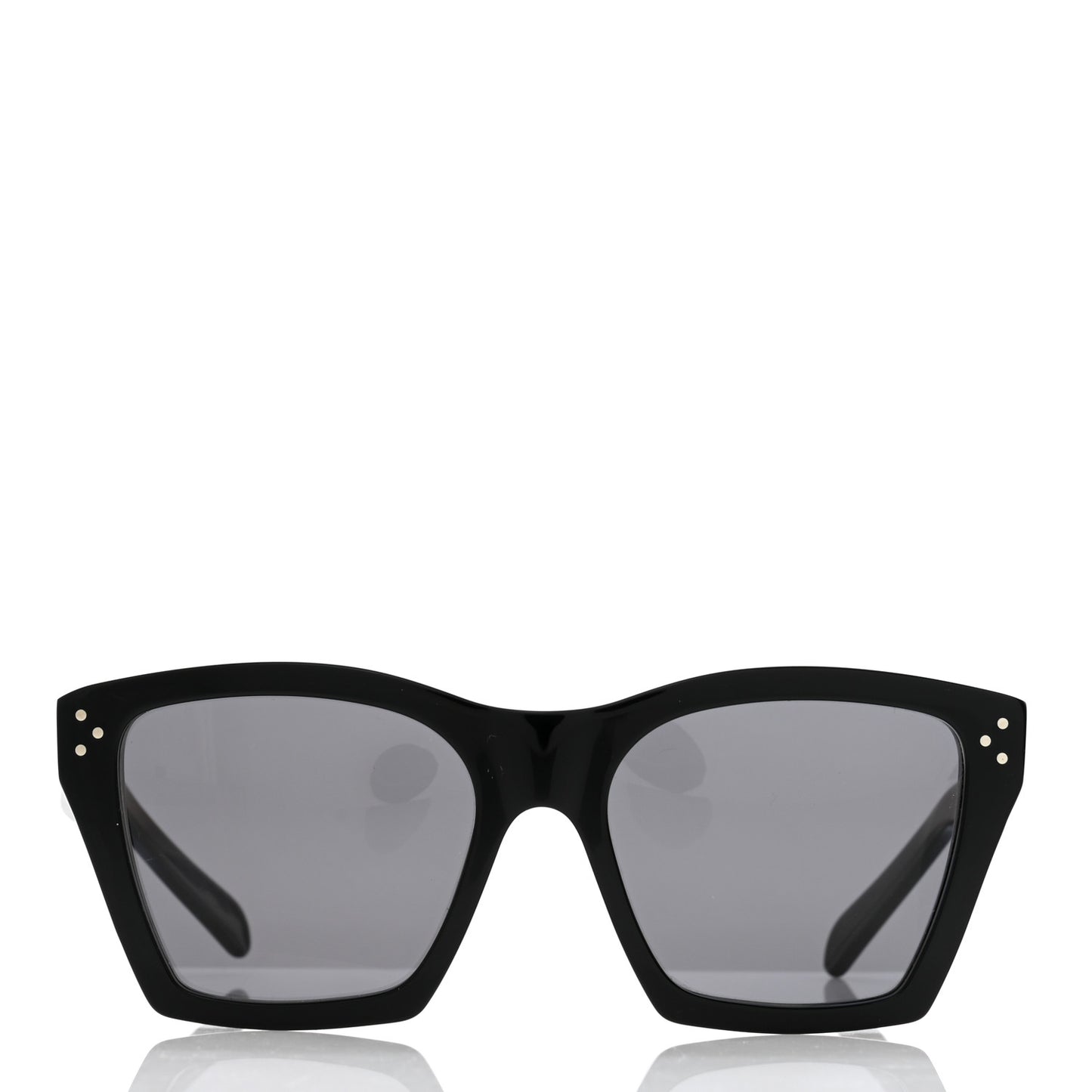 Acetate Polarized Square Sunglasses CL40090I Black