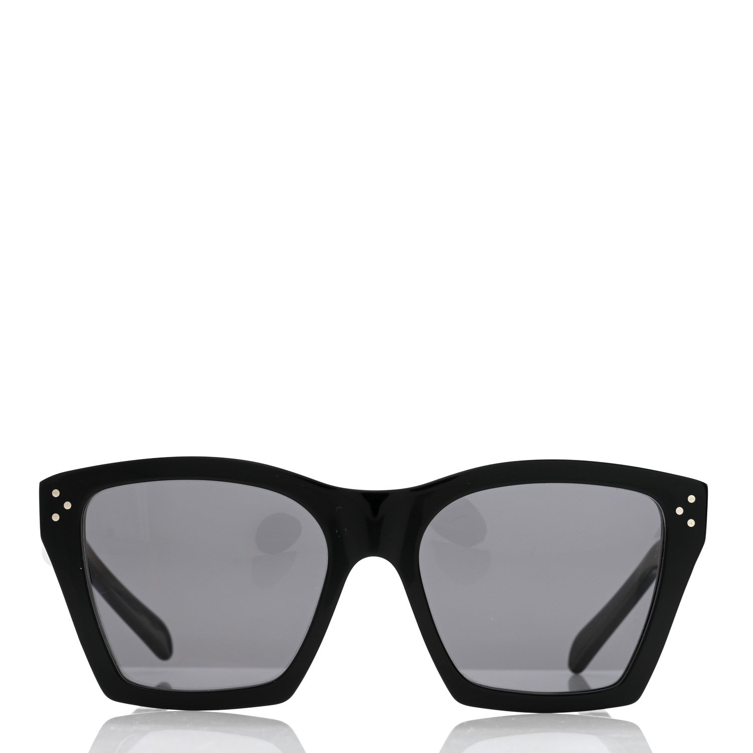 Celine Acetate Polarized Square Sunglasses CL40090I Black 2 of 7