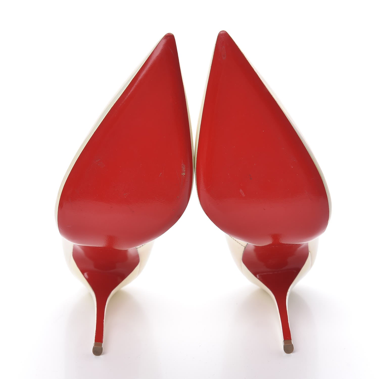 Christian Louboutin Patent So Kate 120 Pumps 39 White AB 7 of 14