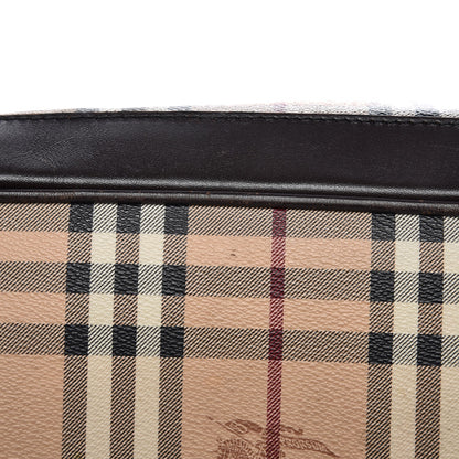 Burberry Haymarket Check Medium Golderton Tote Chocolate 18 of 20