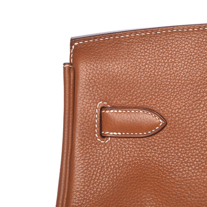 Hermes Natural Barenia Faubourg Birkin 35 Fauve 31 of 38