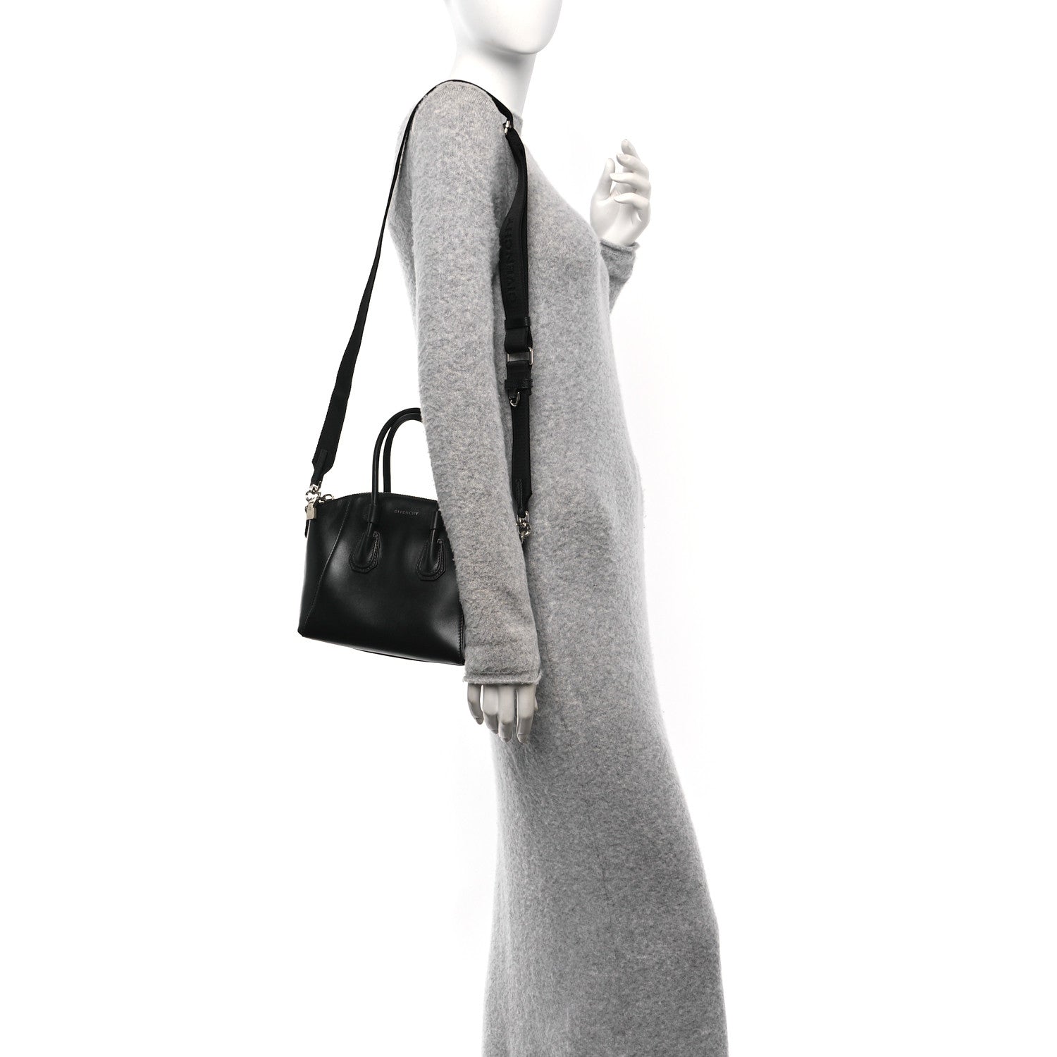 Givenchy Box Calfskin Mini Sport Antigona Top Handle Bag Black 2 of 10