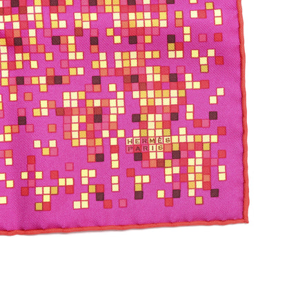 Hermes Silk Mosaique Au 24 Pocket Square 2 of 4