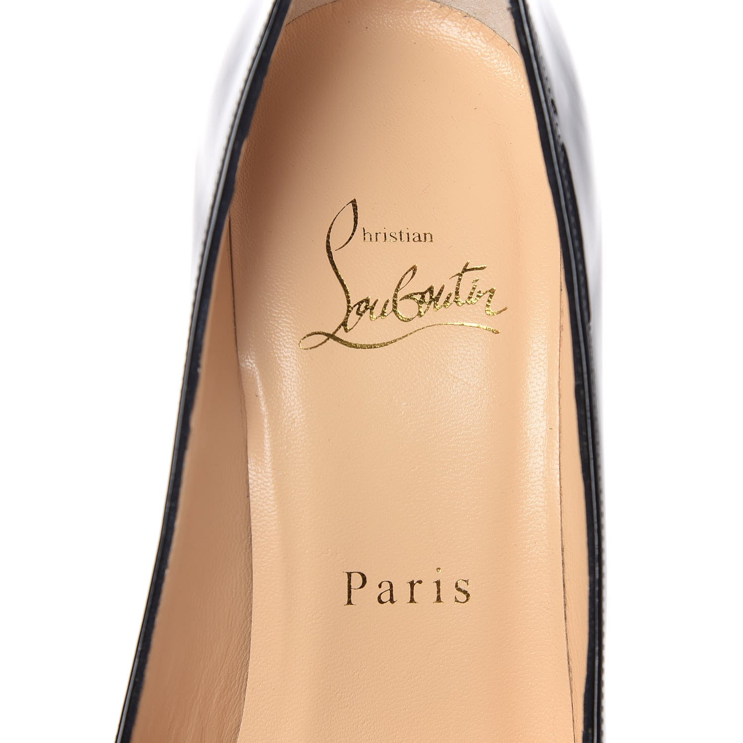 Christian Louboutin Patent Bianca 140 Pumps 36 Black 7 of 7