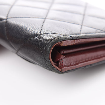 Chanel Lambskin Quilted Yen Wallet Black 17 of 17