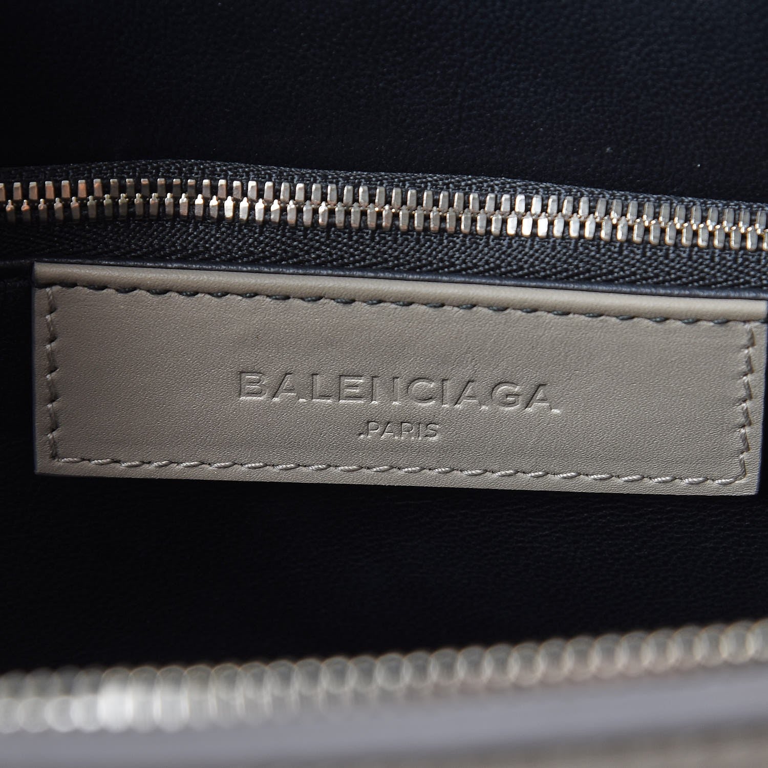 Balenciaga Calfskin Le Dix Zip Cartable Pearl Grey 6 of 15