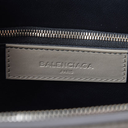 Balenciaga Calfskin Le Dix Zip Cartable Pearl Grey 6 of 15