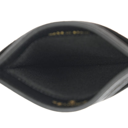 Chanel Caviar Quilted Crystal Enamel CC Card Holder Black 5 of 9
