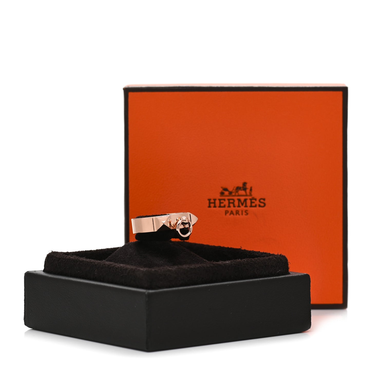 18K Rose Gold PM Collier De Chien Ring 53 6.25