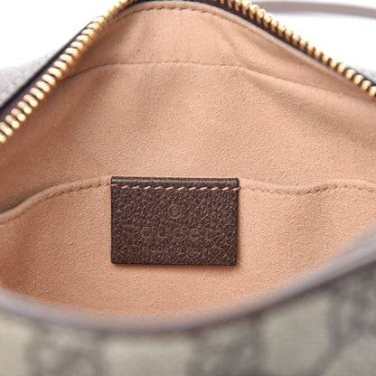 Gucci GG Supreme Monogram Web Mini Ophidia Shoulder Bag Brown 9 of 11