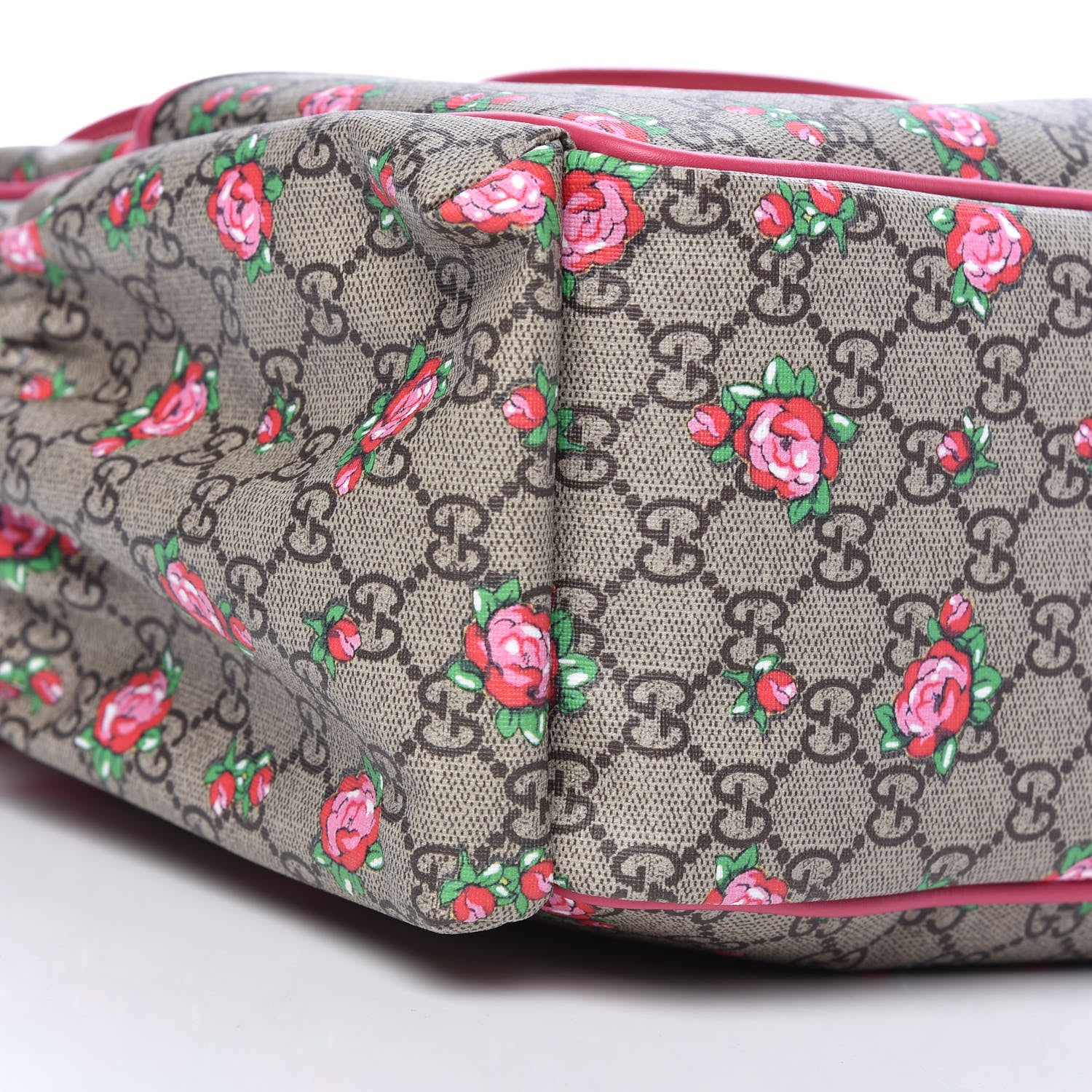 Gucci GG Supreme Monogram Rose Bud Diaper Bag Pink 8 of 10