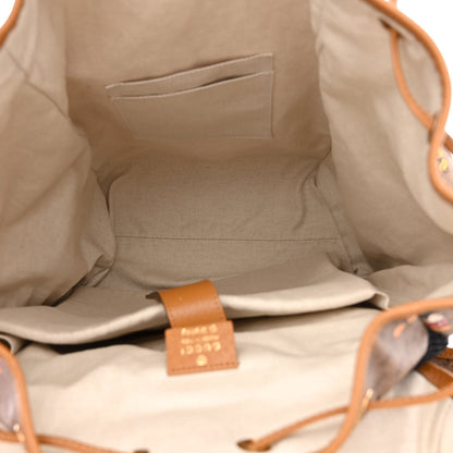 Gucci X DISNEY Mini Vintage GG Supreme Monogram Mickey Mouse Medium Backpack Beige Vintage Sun Oil 5 of 8
