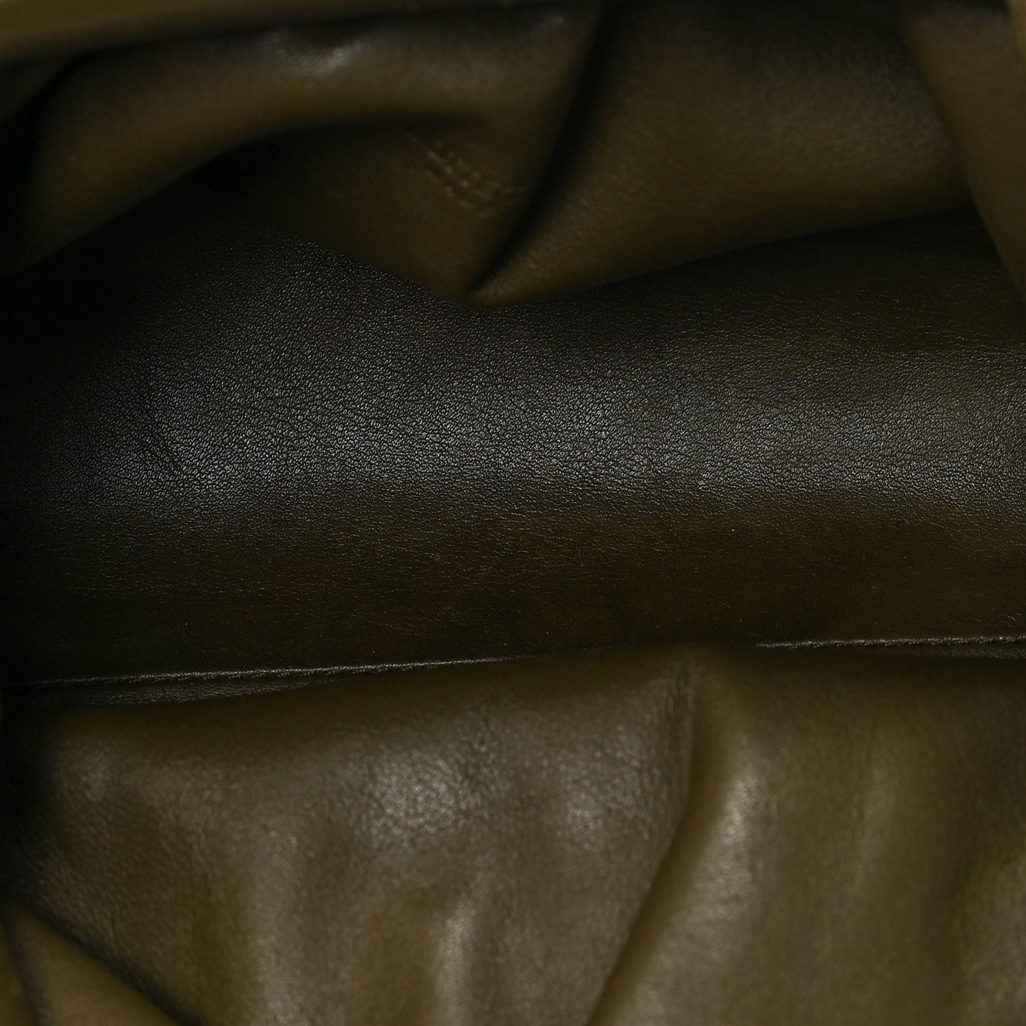 Butter Calfskin The Mini Pouch Kaki Fondente