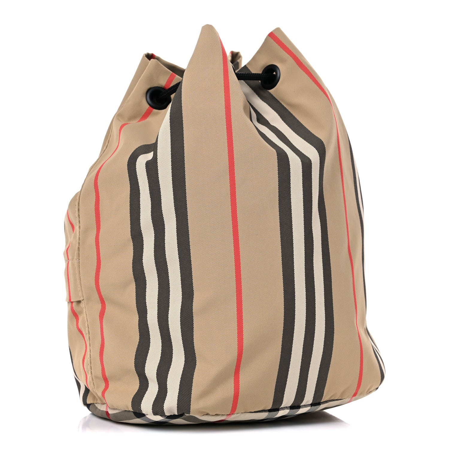 Burberry Econyl Icon Stripe Phoebe Drawcord Pouch Archive Beige 3 of 14