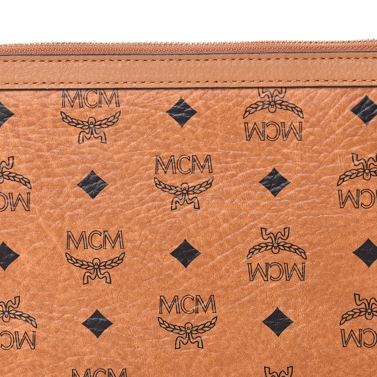 Viseto Stark Wristlet Pouch Cognac