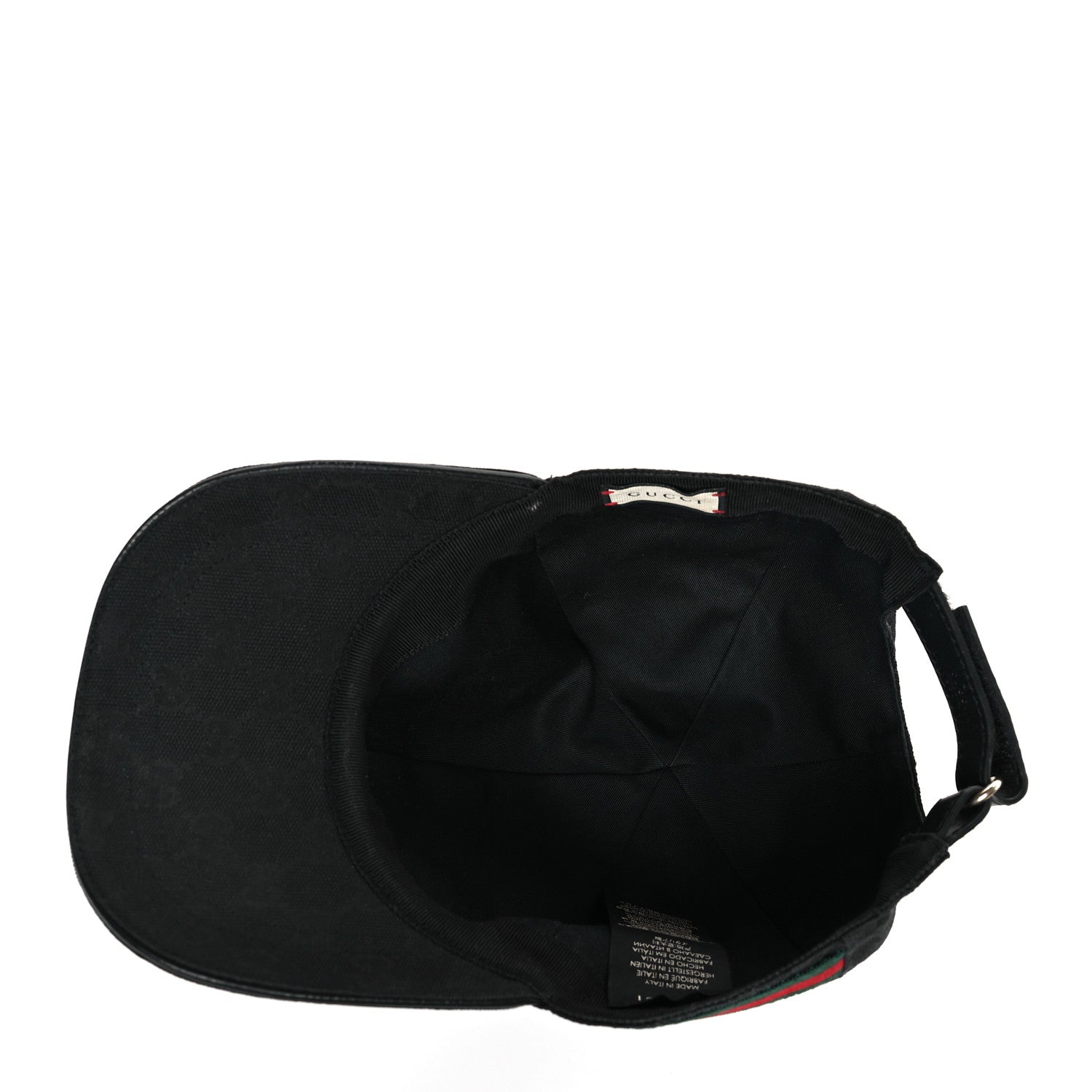 Gucci Monogram Web Baseball Hat L Black 6 of 8