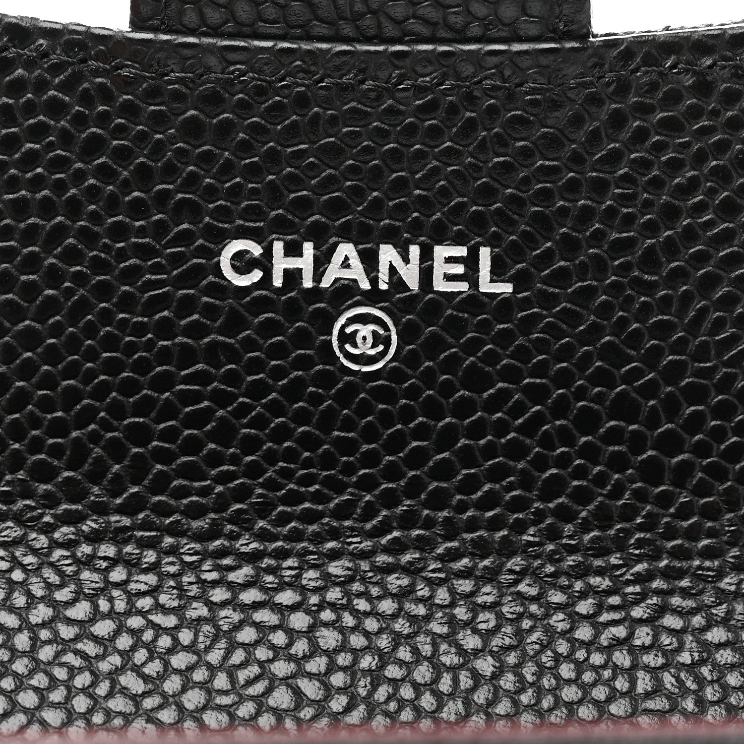 Chanel Caviar Quilted Flap Card Holder Wallet Black 7 of 8