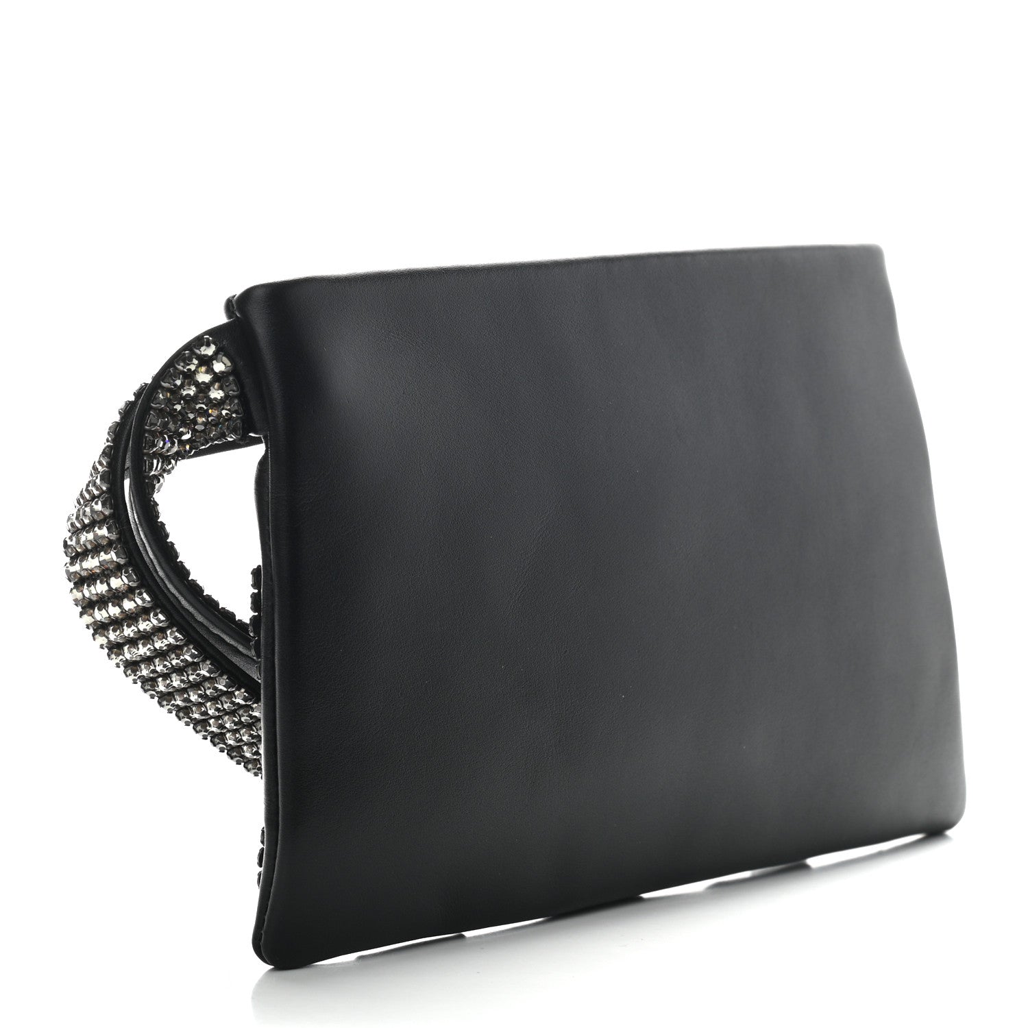 Chanel Lambskin Crystal Wristlet Black 3 of 7