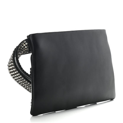 Chanel Lambskin Crystal Wristlet Black 3 of 7