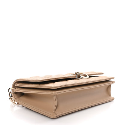 Christian Dior Lambskin Cannage My Dior Top Handle Bag Beige 4 of 11