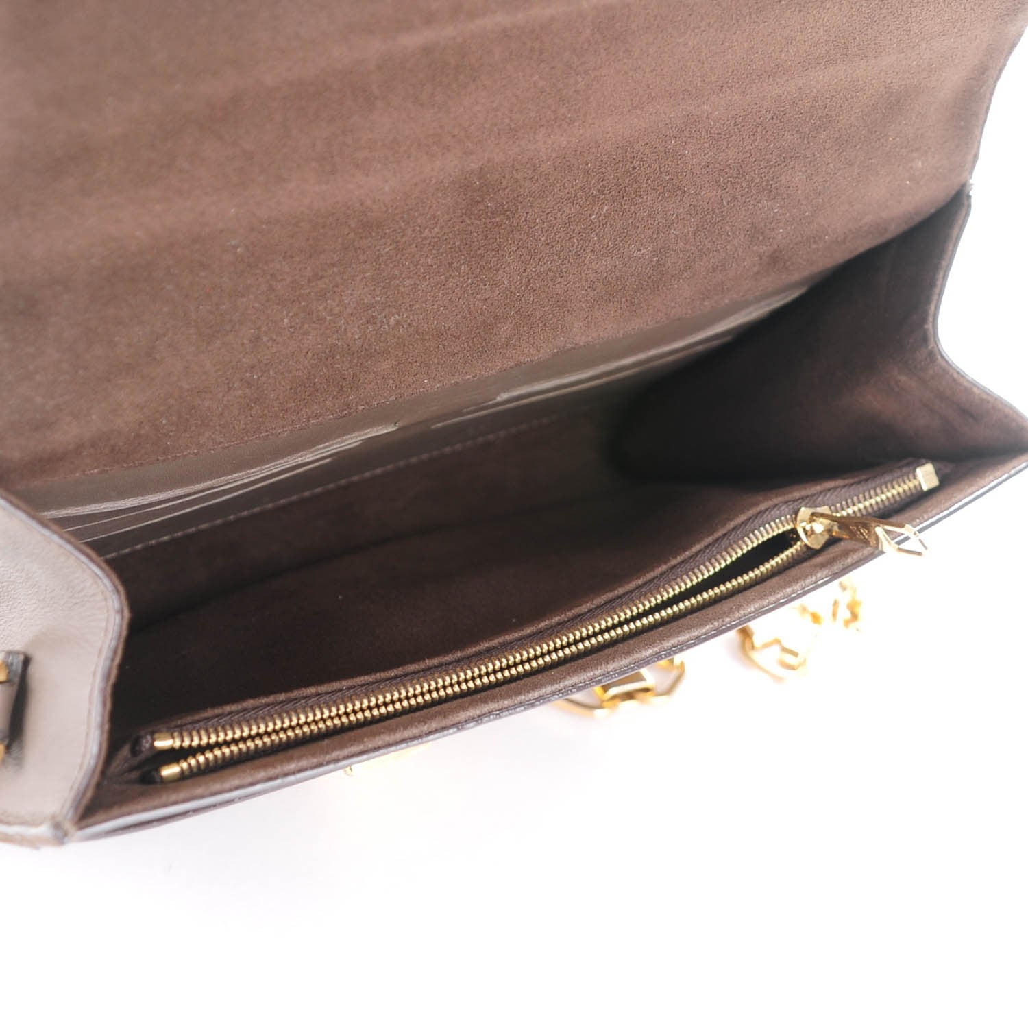 Louis Vuitton Calfskin Chain Louise GM Granit 5 of 7