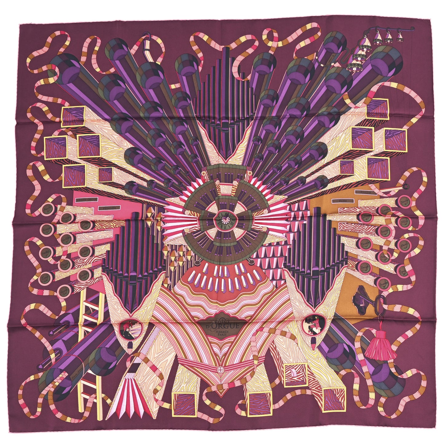 Silk Point D'Orgue Scarf 90