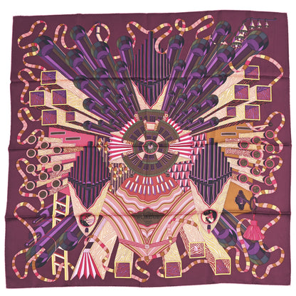 Hermes Silk Point D'Orgue Scarf 90 1 of 4