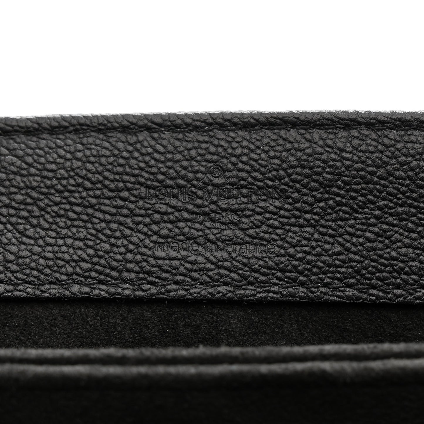 Monogram Cuir Plume Ecume Very Chain Bag Black