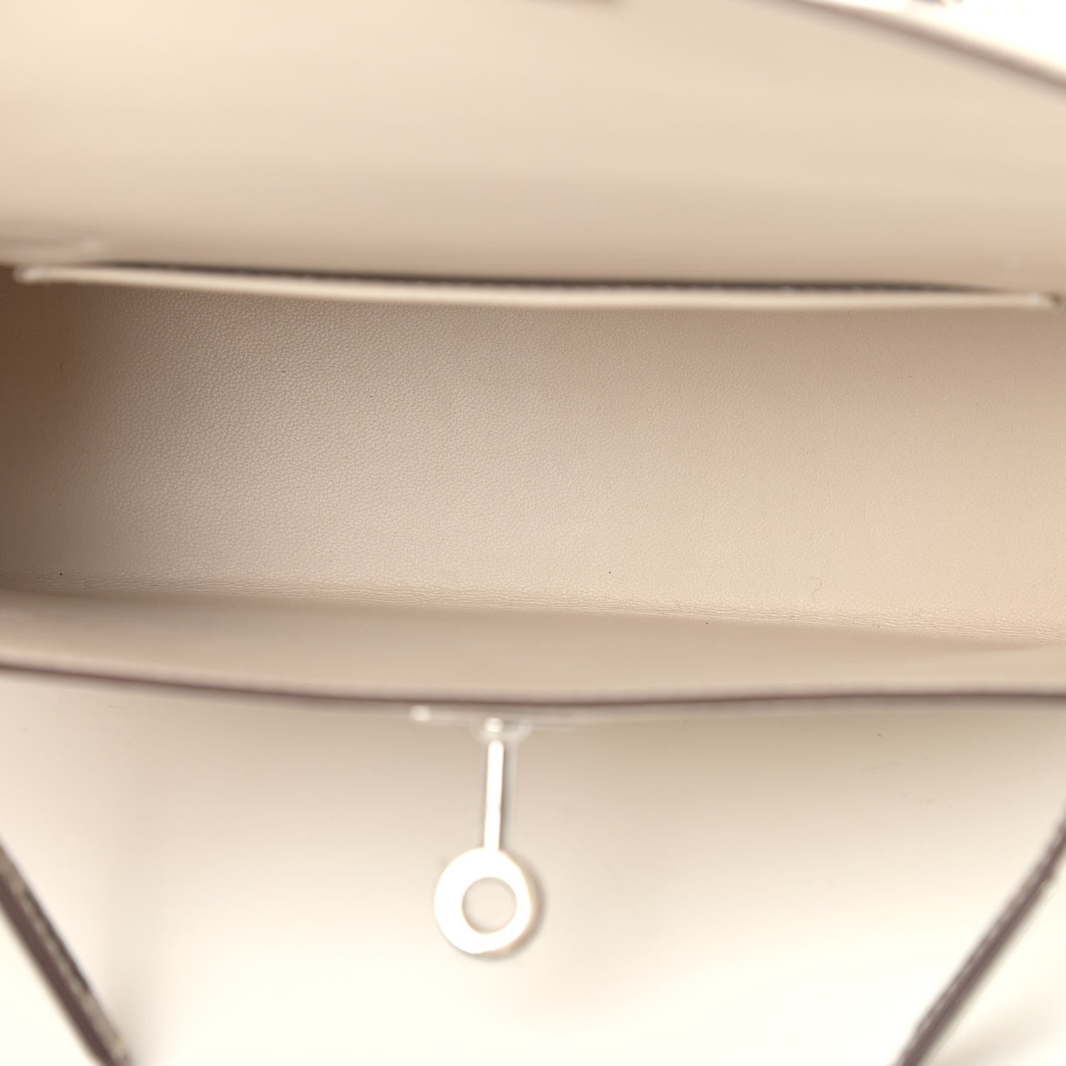 Hermes Epsom Horseshoe Mini Kelly Sellier 20 Craie Etoupe 6 of 11