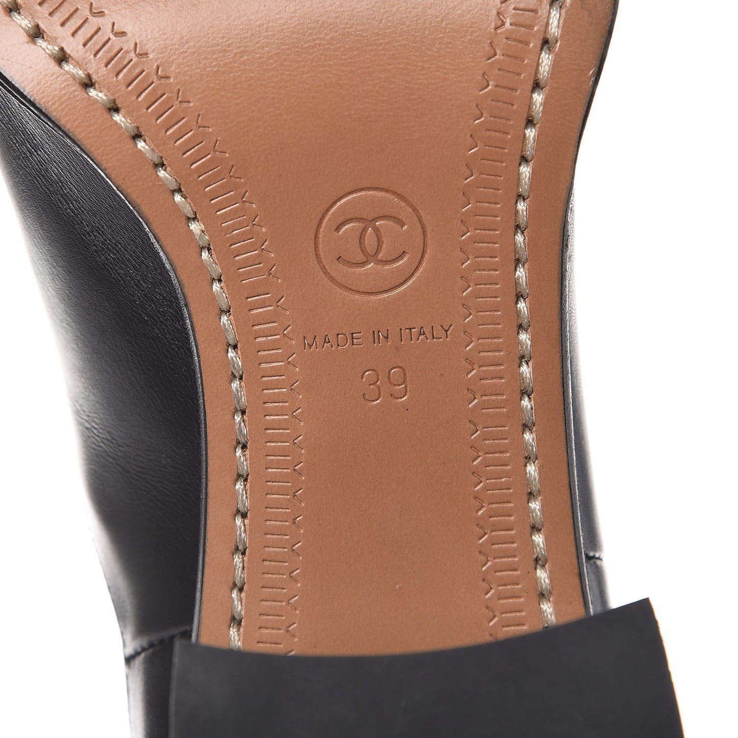 Glazed Calfskin Short Boots 39 Black