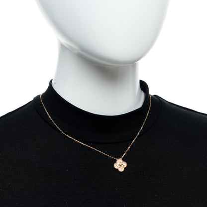 Van Cleef & Arpels 18K Rose Gold Vintage Alhambra Pendant Necklace 2 of 5