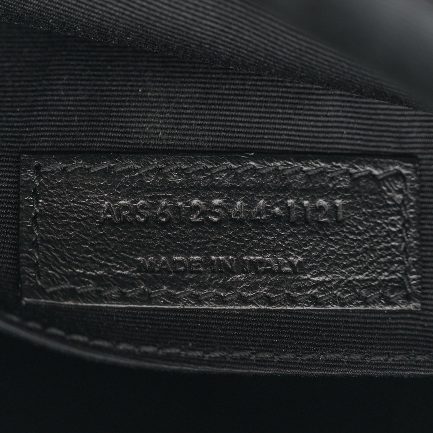 Saint Laurent Calfskin Matelasse Monogram Monochrome Lou Camera Bag Black 7 of 10