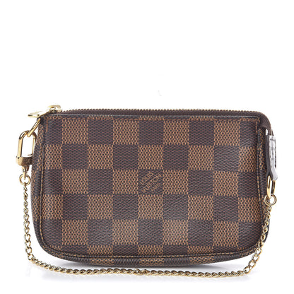Louis Vuitton Damier Ebene Mini Pochette Accessories 1 of 7