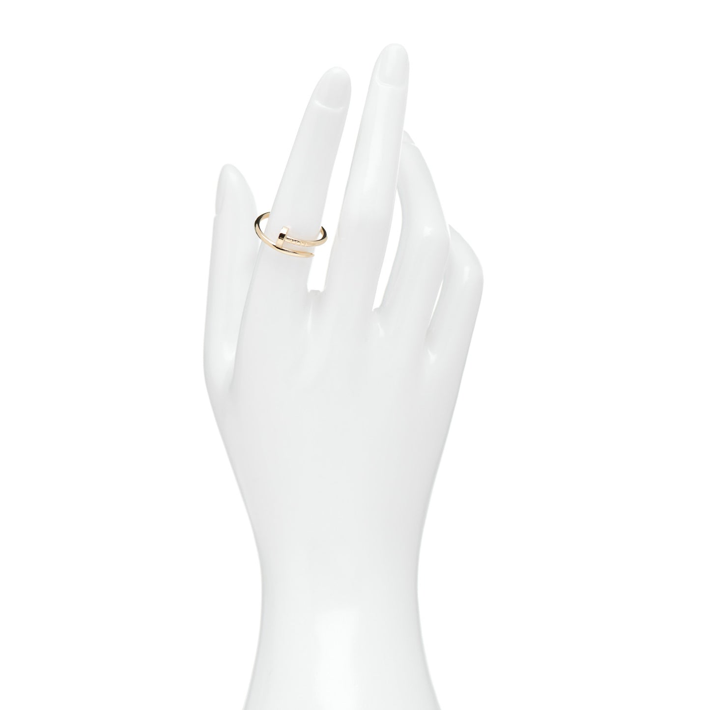 18K Yellow Gold Small Juste Un Clou Ring 54 6.75