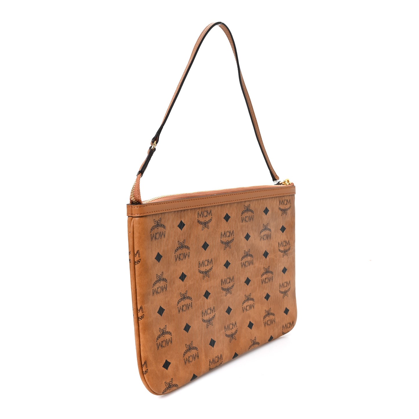 Visetos Liz Shopper Tote Pouch Cognac