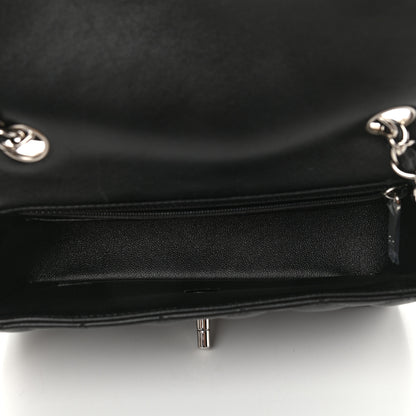 Chanel Lambskin Quilted Mini Rectangular Flap Black 5 of 9