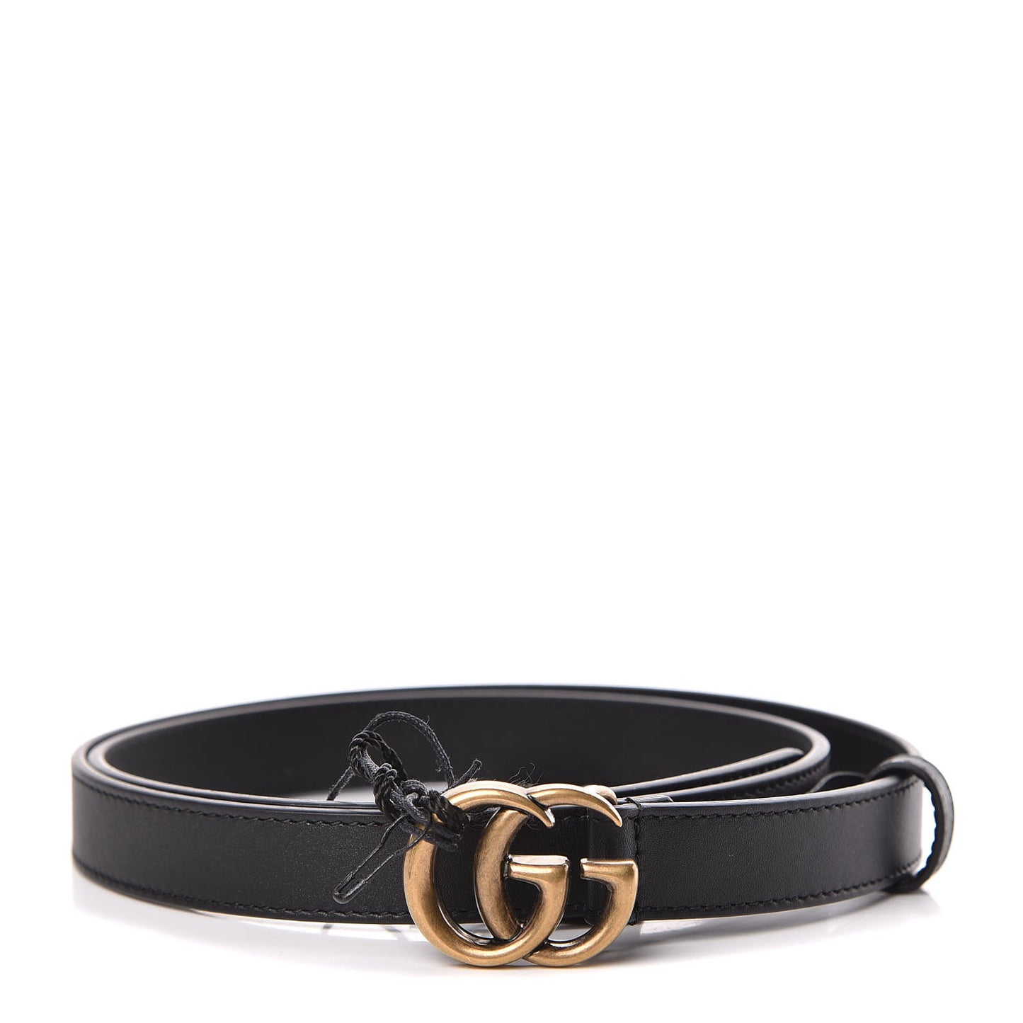 Calfskin Double G 20mm Belt 90 36 Black