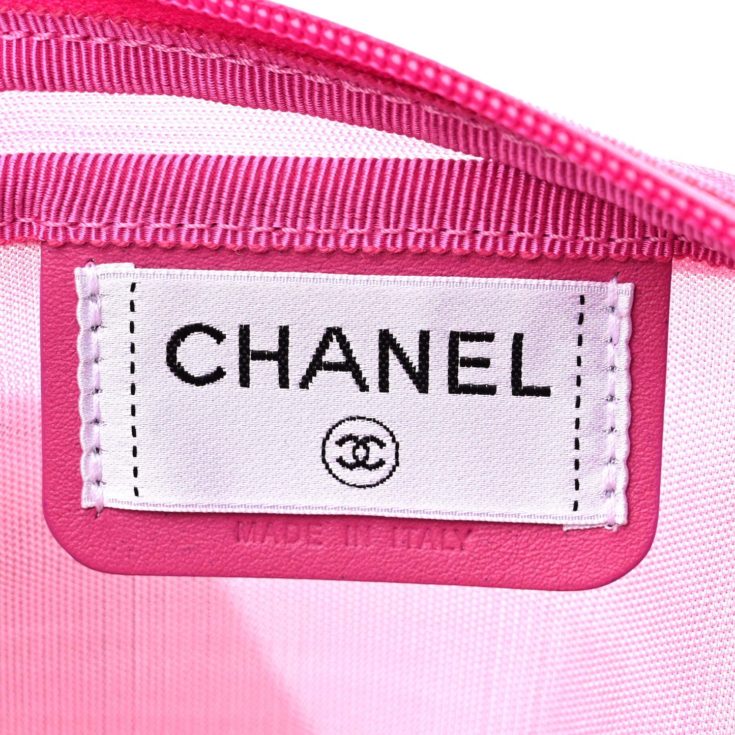 Mesh Nylon Logo Belt Bag Pink