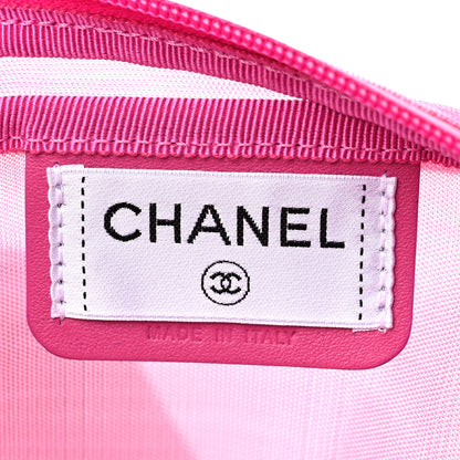 Chanel Mesh Nylon Logo Belt Bag Pink 5 of 9
