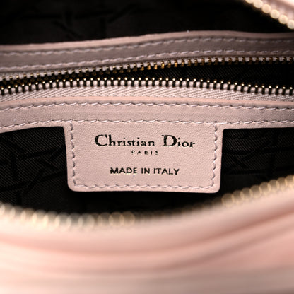 Christian Dior Lambskin Cannage Medium Lady Dior Rose Poudre 6 of 17