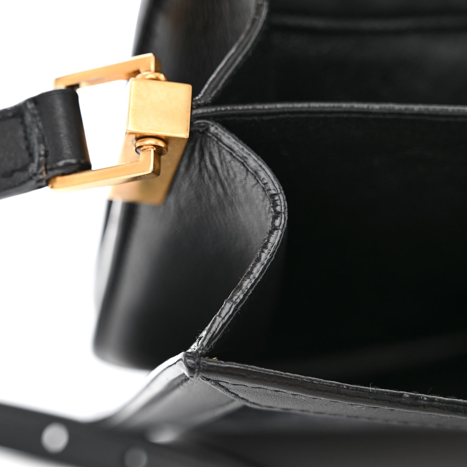 Saint Laurent Suede Smooth Calfskin Monogram Medium Solferino Soft Satchel Black 14 of 16