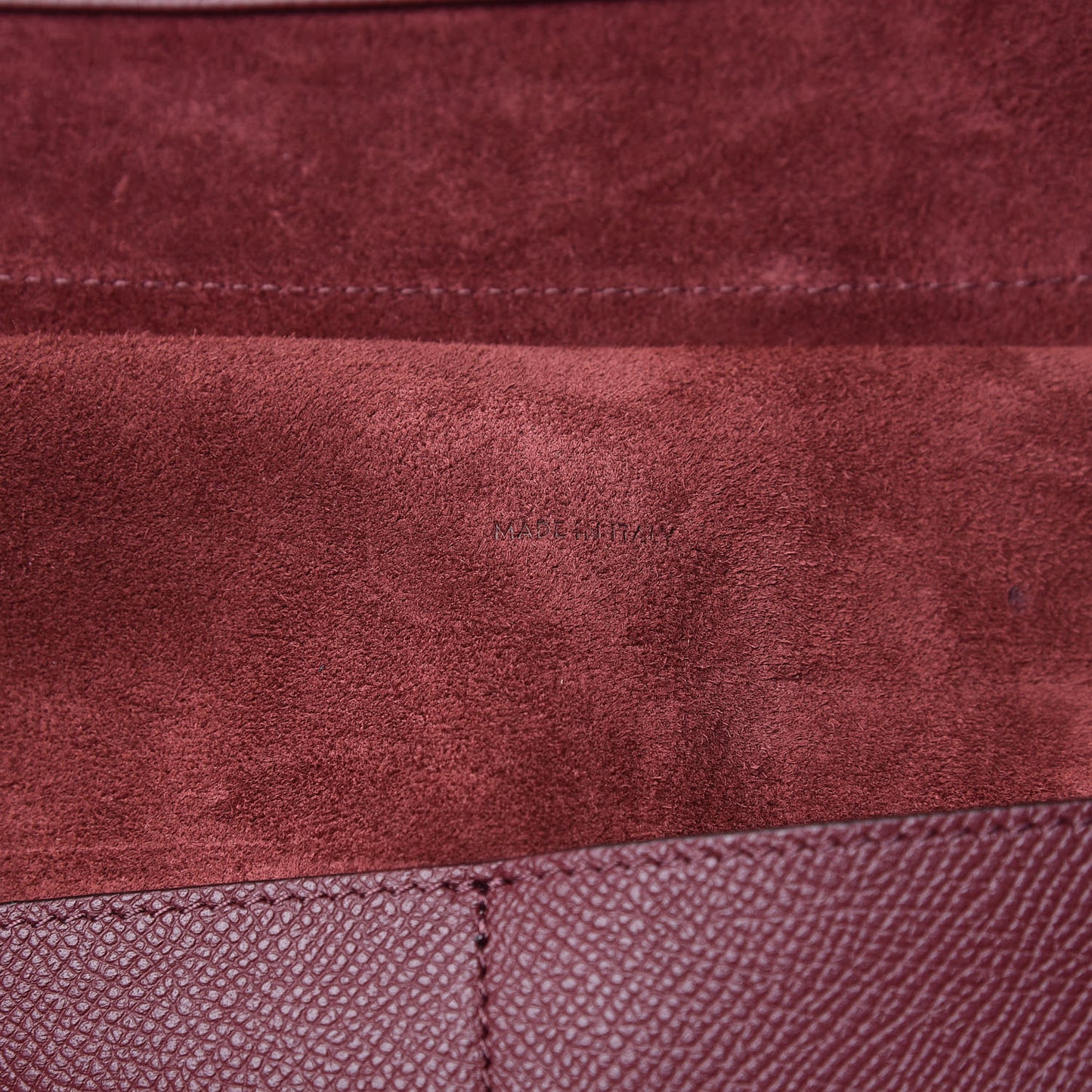 Grained Calfskin Mini Belt Bag Light Burgundy