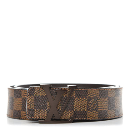 Louis Vuitton Damier Ebene 40mm LV Initiales Belt 90 36 1 of 9