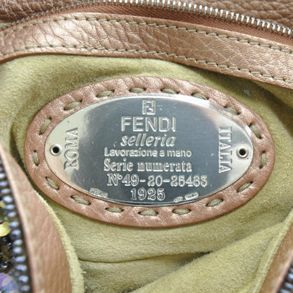 Fendi Sequin Calfskin Romano Selleria Beaded Baguette 7 of 13