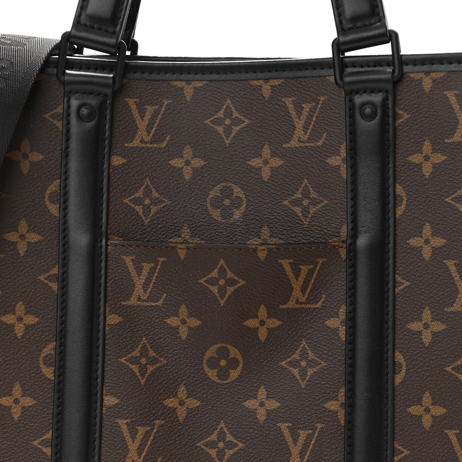 Louis Vuitton Monogram Macassar Weekend Tote PM 8 of 11