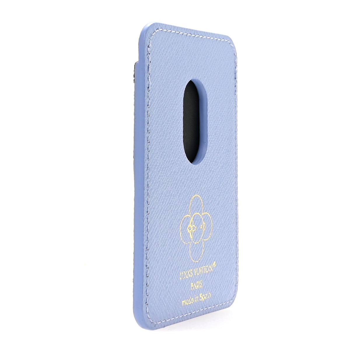 Louis Vuitton Monogram Magnet Vivienne Card Holder Blue Frost 3 of 5