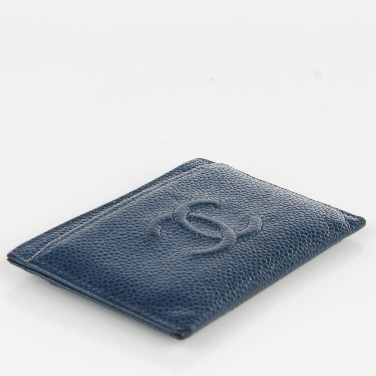 Caviar Timeless CC Card Holder Dark Blue